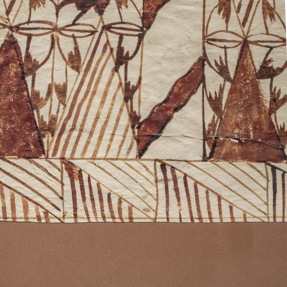 Thumbnail: Framed Fijian Tapa Cloth