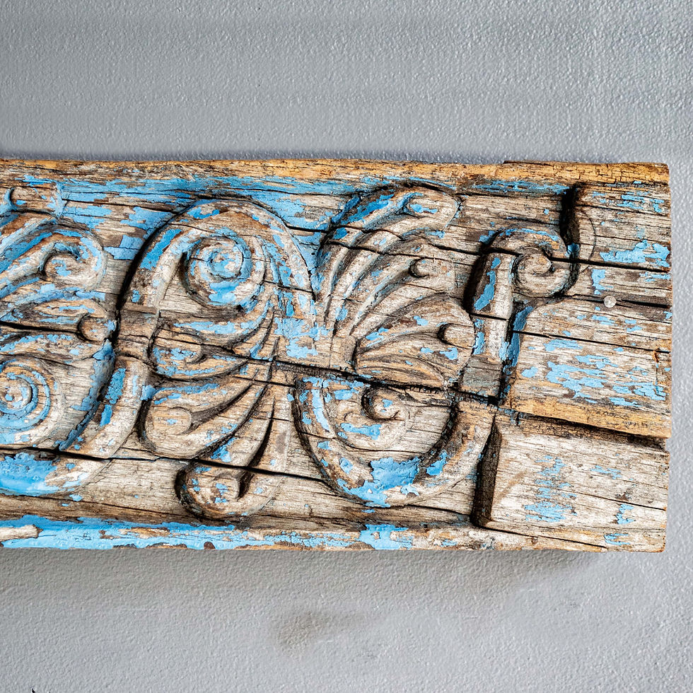 Thumbnail: Antique Carved Teak Architectural Molding From India