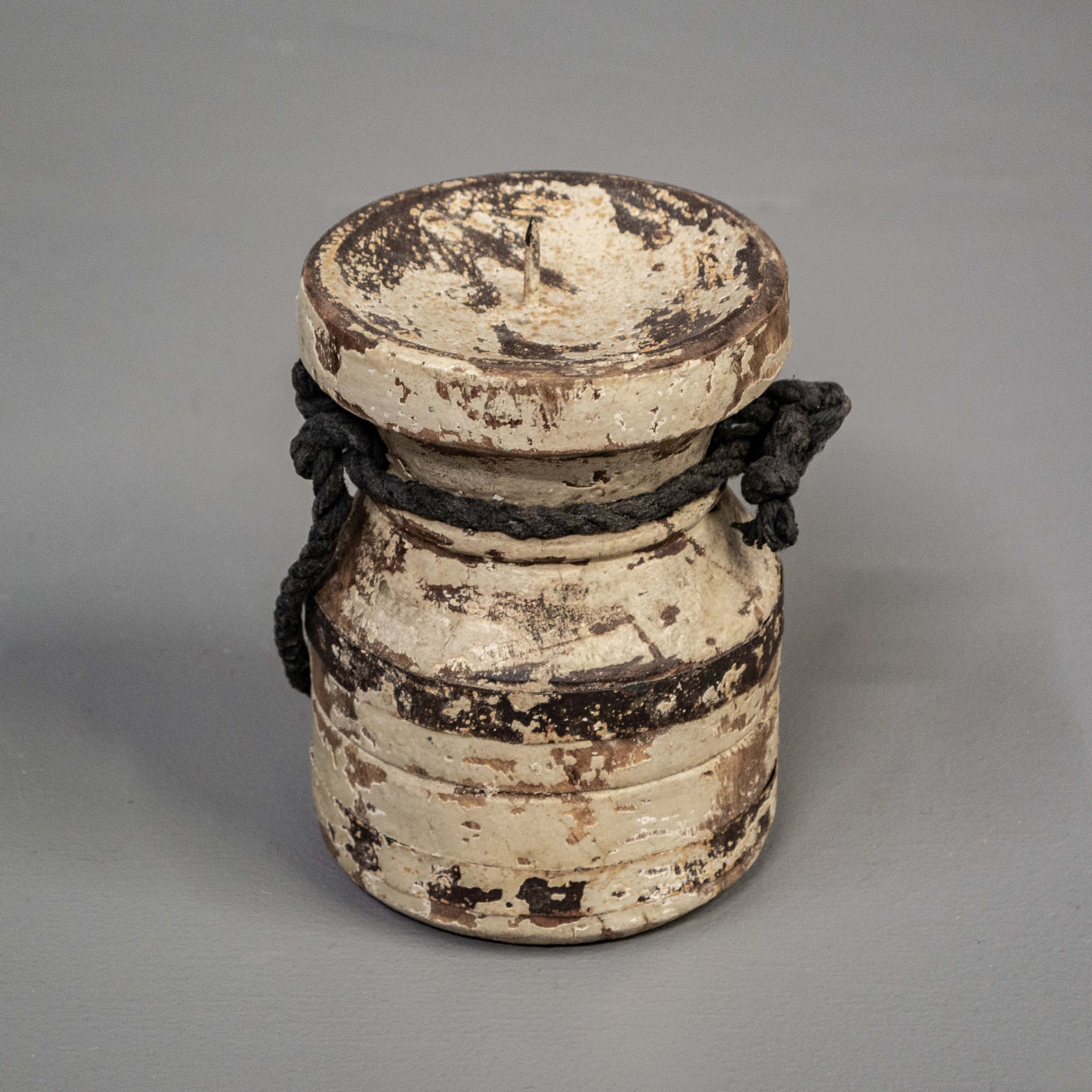 Repurposed Turned Candle Holder