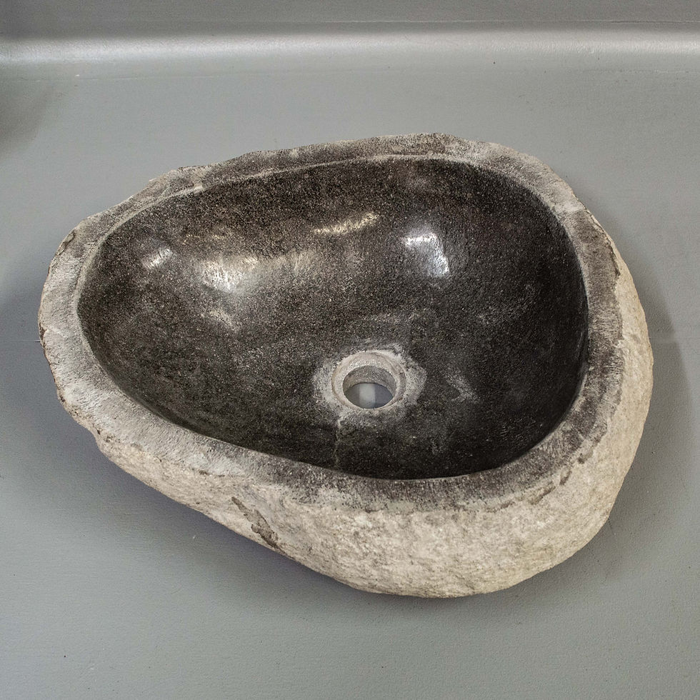 Thumbnail: Contemporary Carved Granite Sink