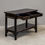 Thumbnail: Antique Chinese Black Lacquer 2 Drawer Side Table