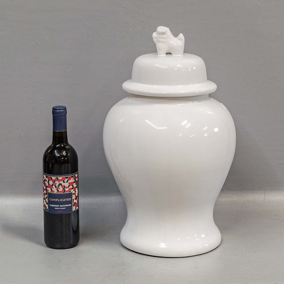 Thumbnail: Large Contemporary Glazed Ceramic Lidded Jar
