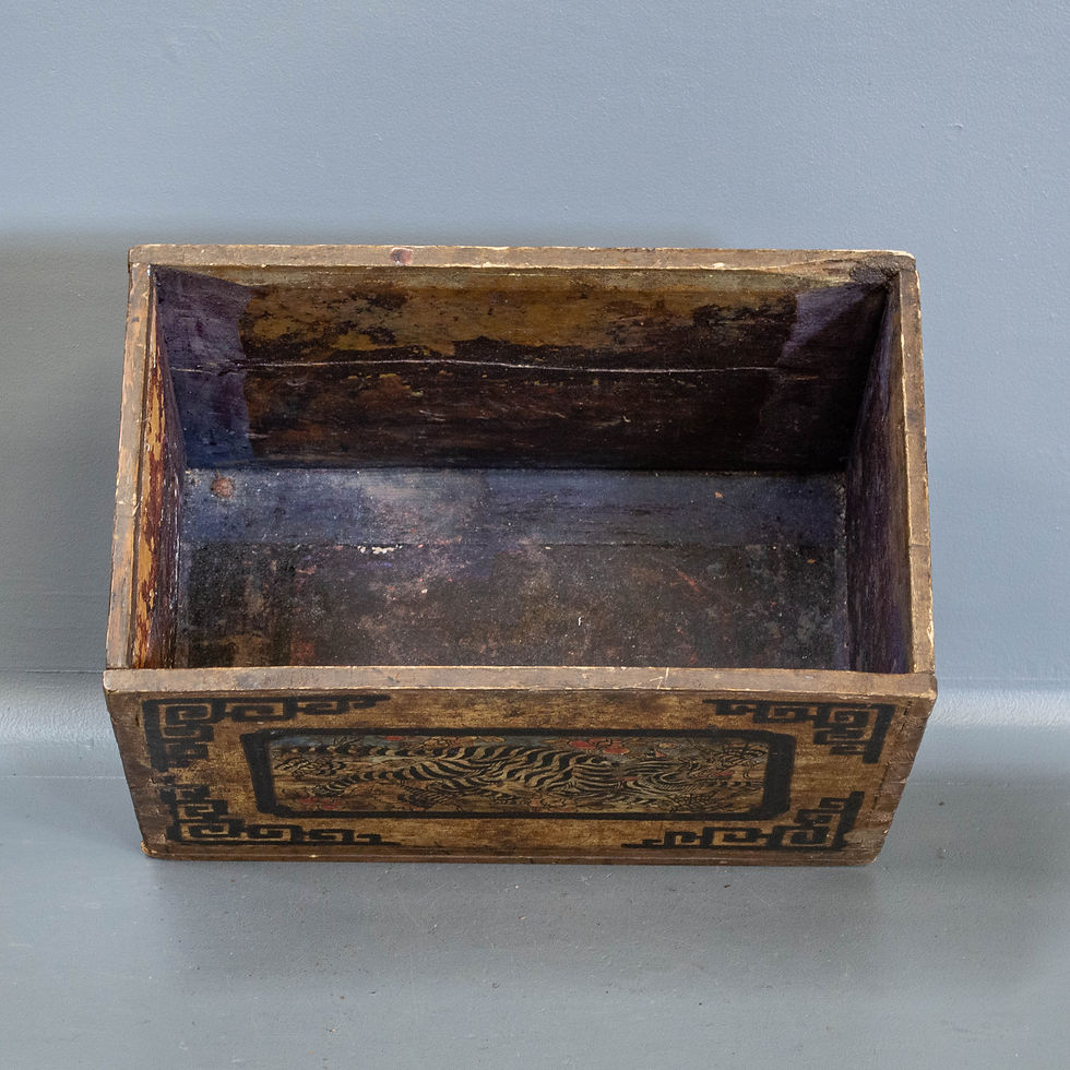 Thumbnail: Antique Hand Painted Box from Nepal