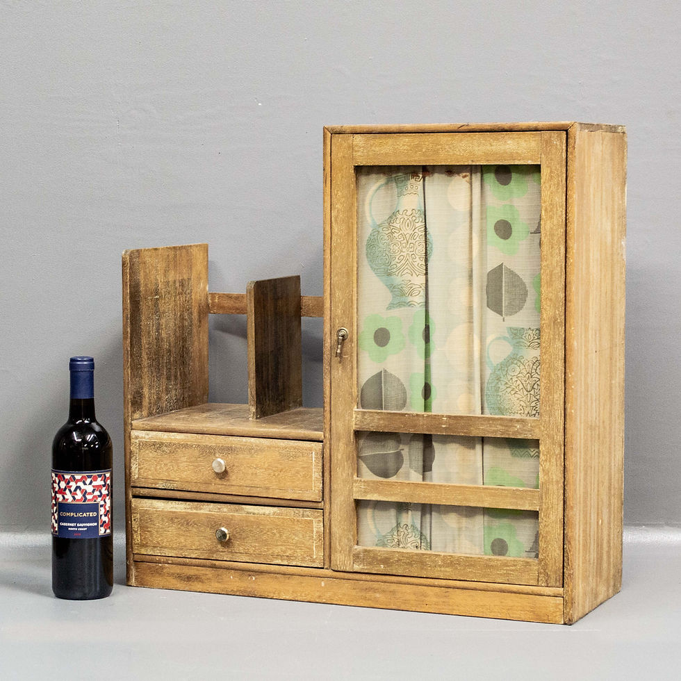 Thumbnail: Mid-Century Japanese Bookshelf Cabinet with Drawers