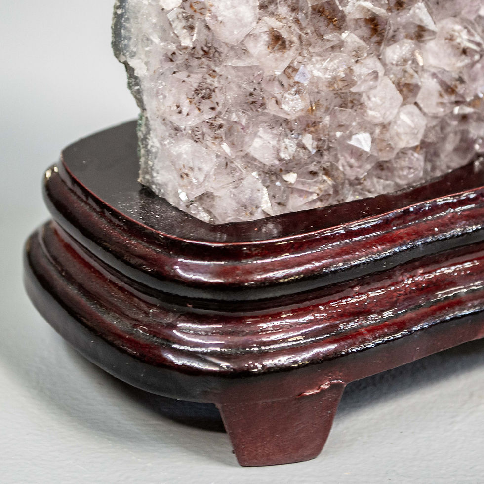 Thumbnail: Amethyst Crystal Cluster on Wood Stand