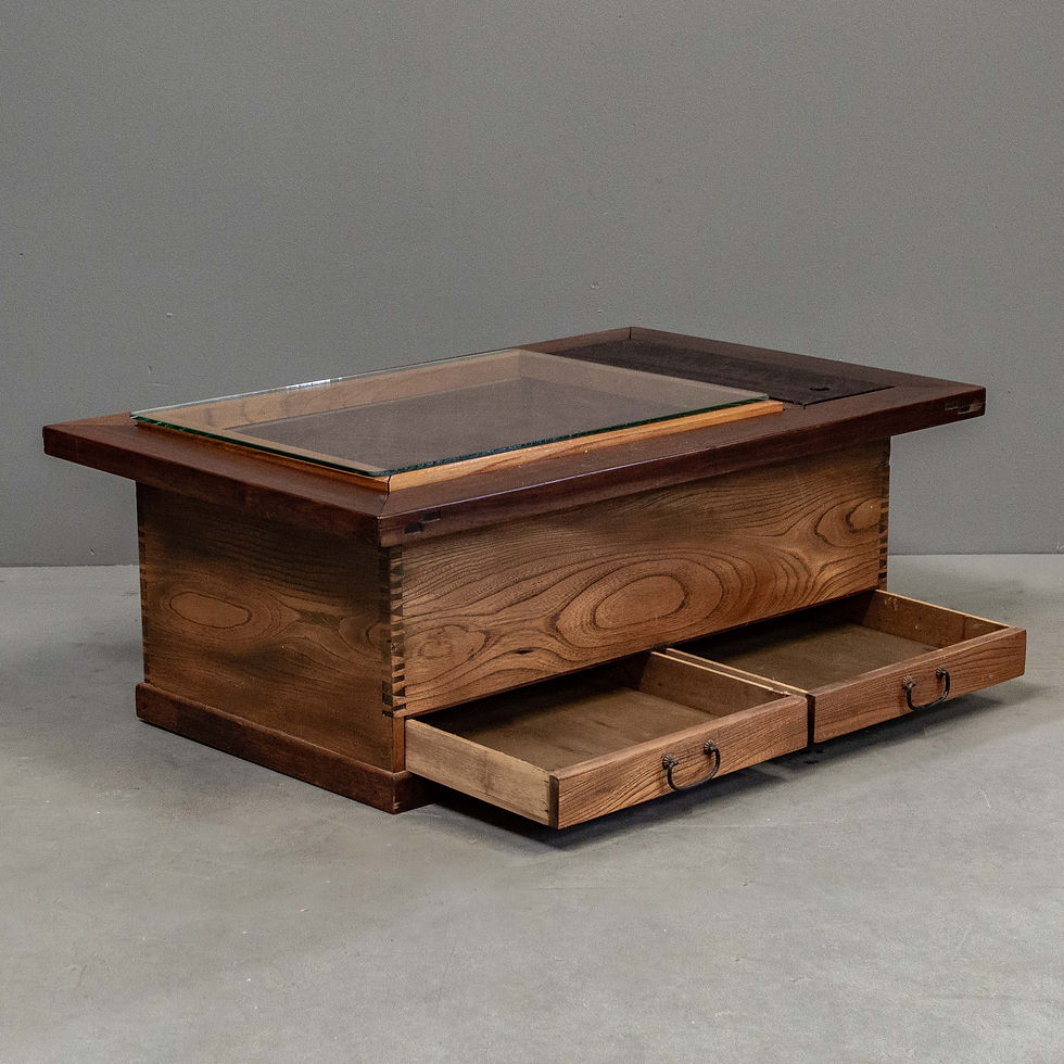 Thumbnail: Vintage Japanese Elm Hibachi