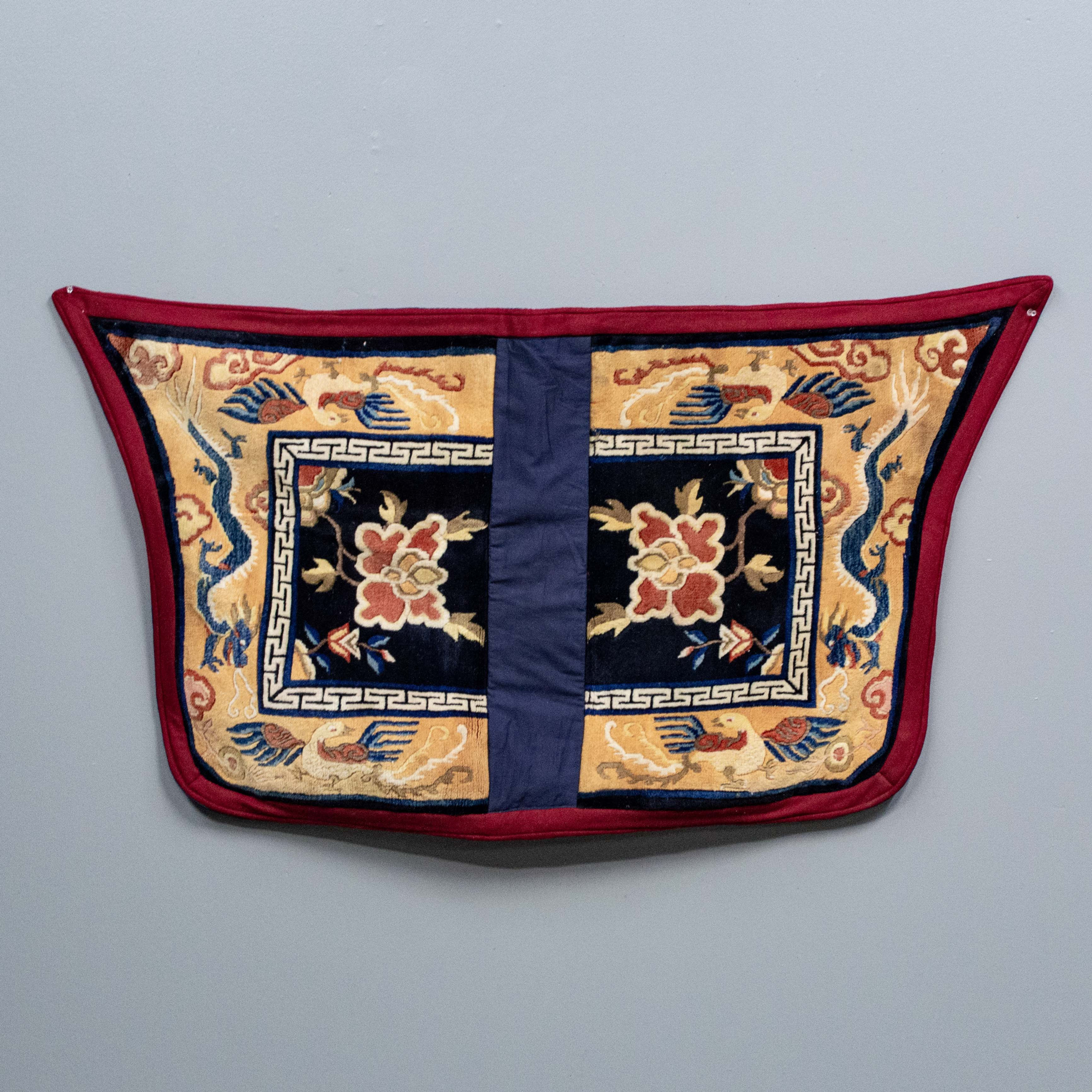 Vintage Handmade Tibetan Wool Saddle Blanket