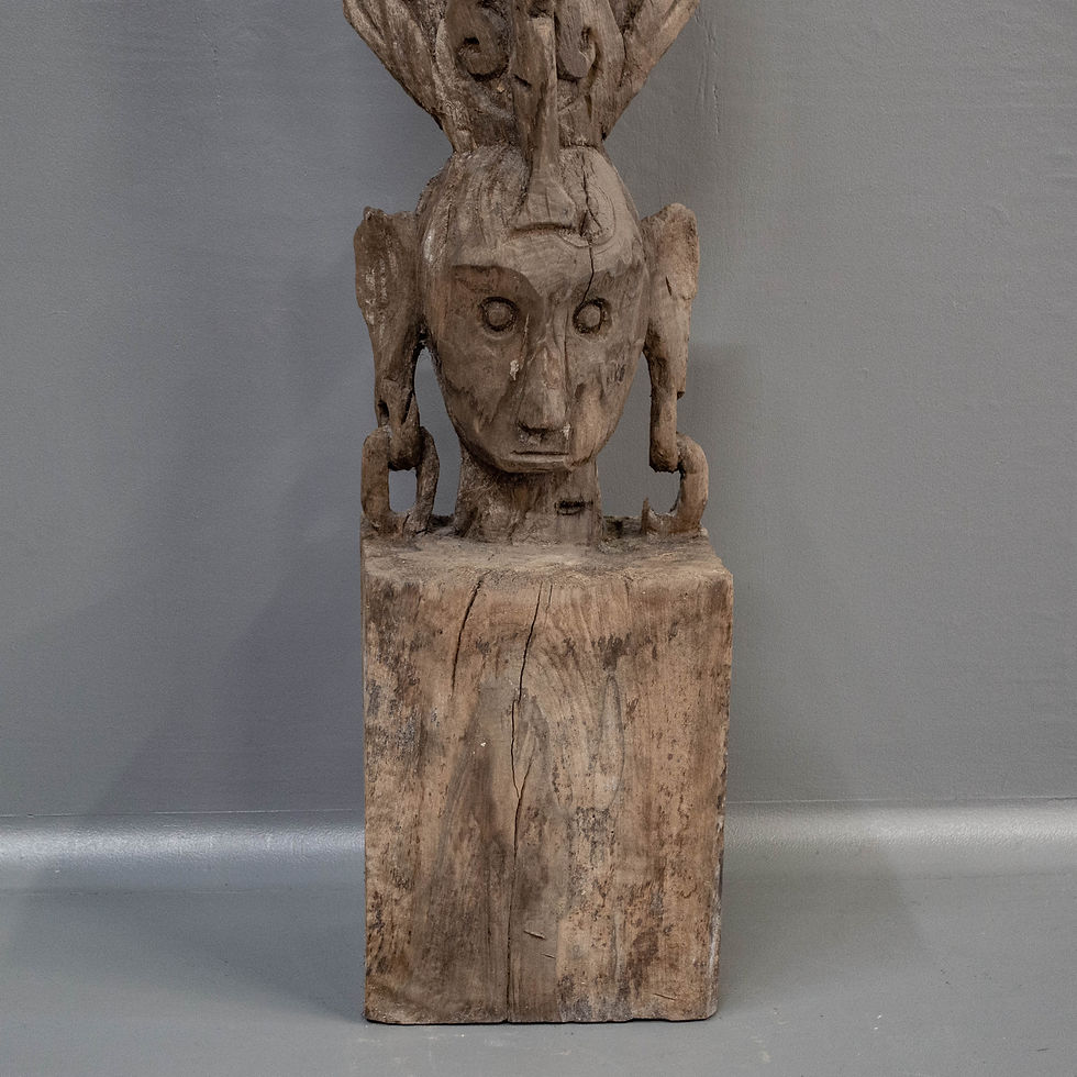 Thumbnail: Hand Carved Wooden Ancestral Figure