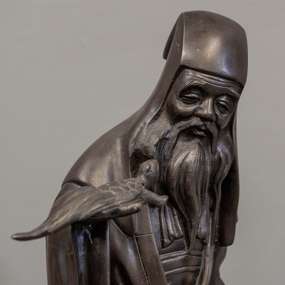 Thumbnail: Vintage Bronze Statue of Jurojin
