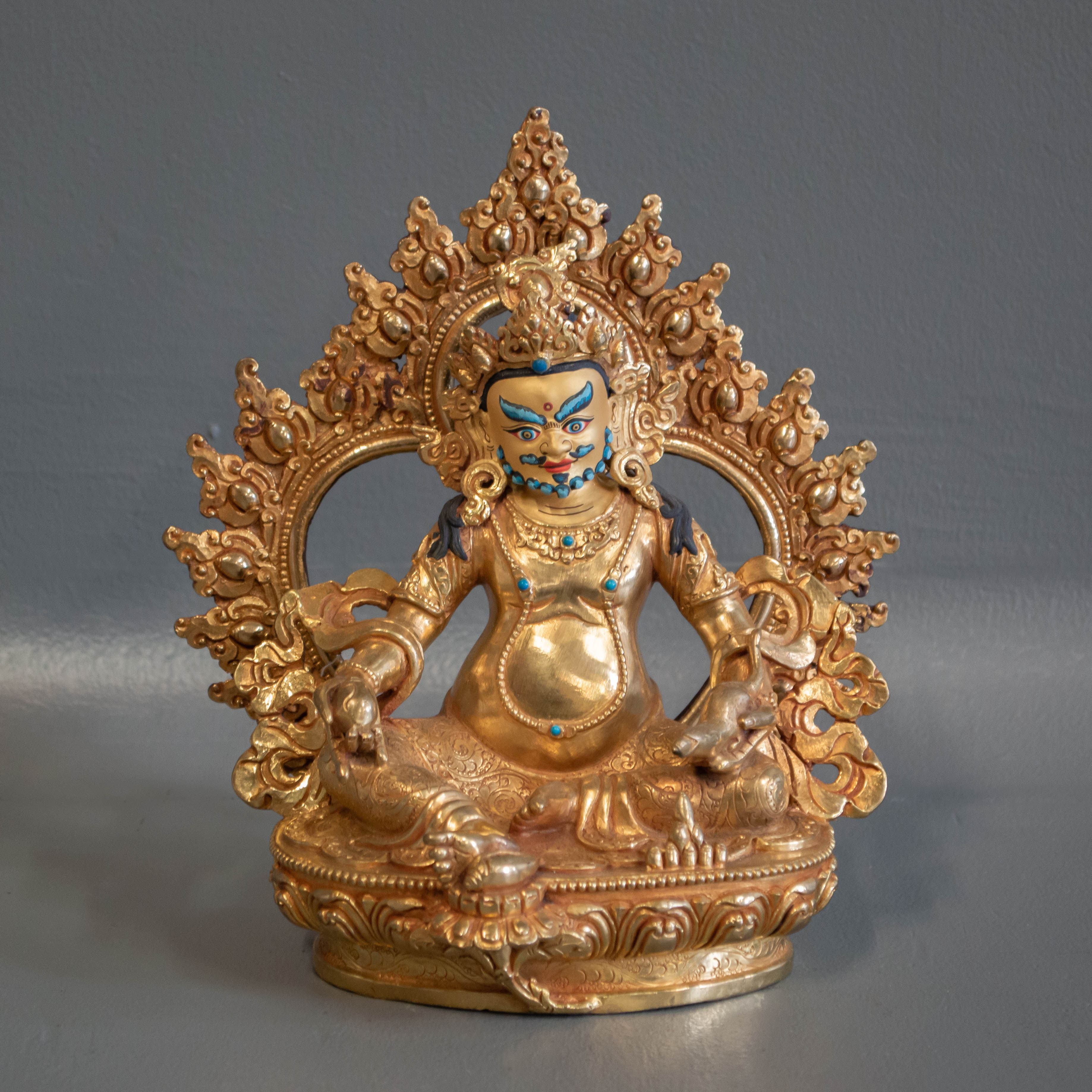 Cast Bronze Jambhala Statue