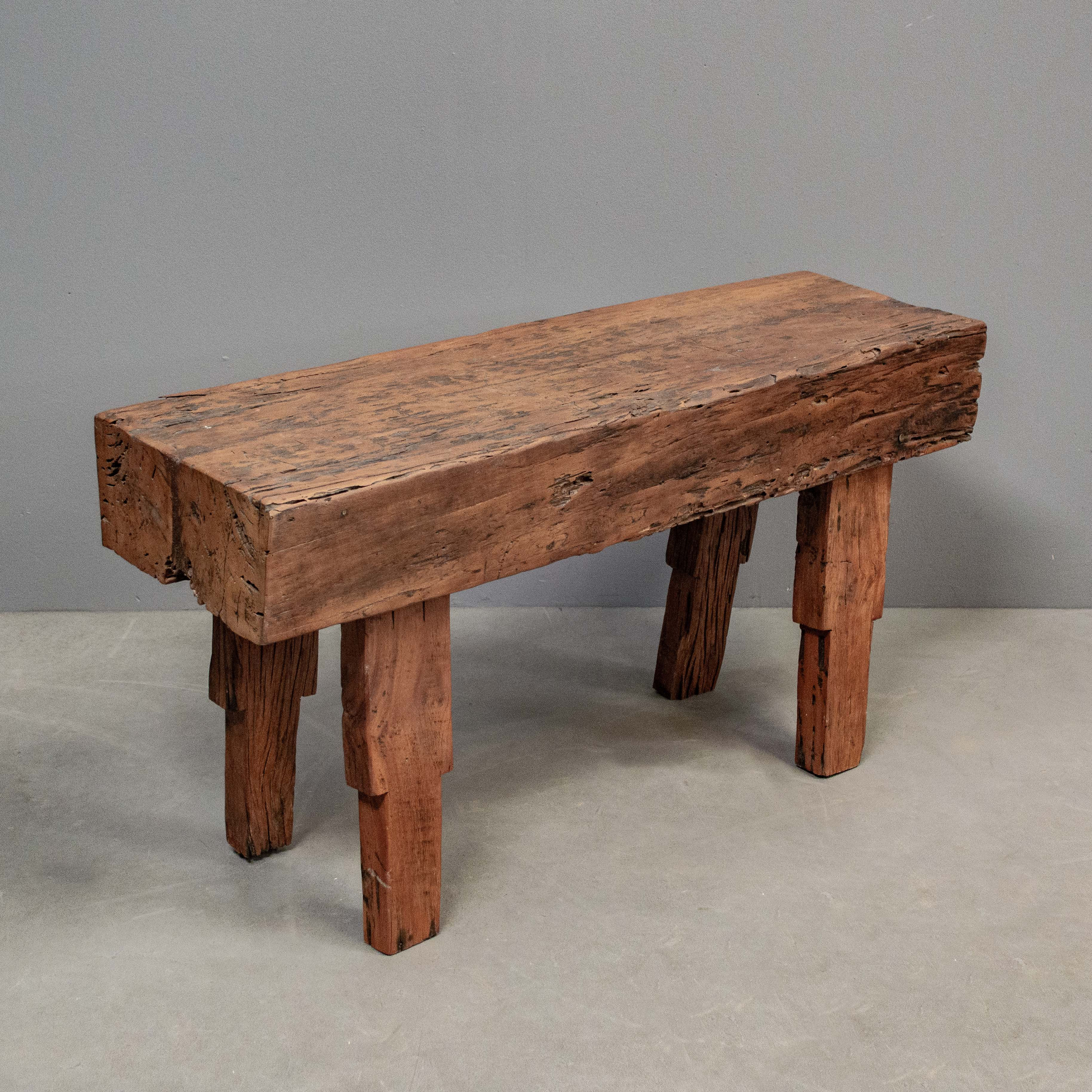 Raw Cut Rustic Bench