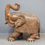 Thumbnail: Large & Heavy Carved Hardwood Asian Elephant
