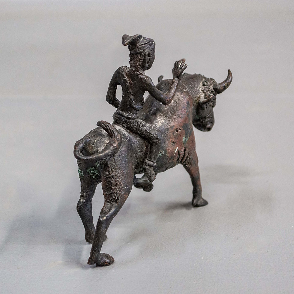 Thumbnail: Bronze Bull Rider Sculpture