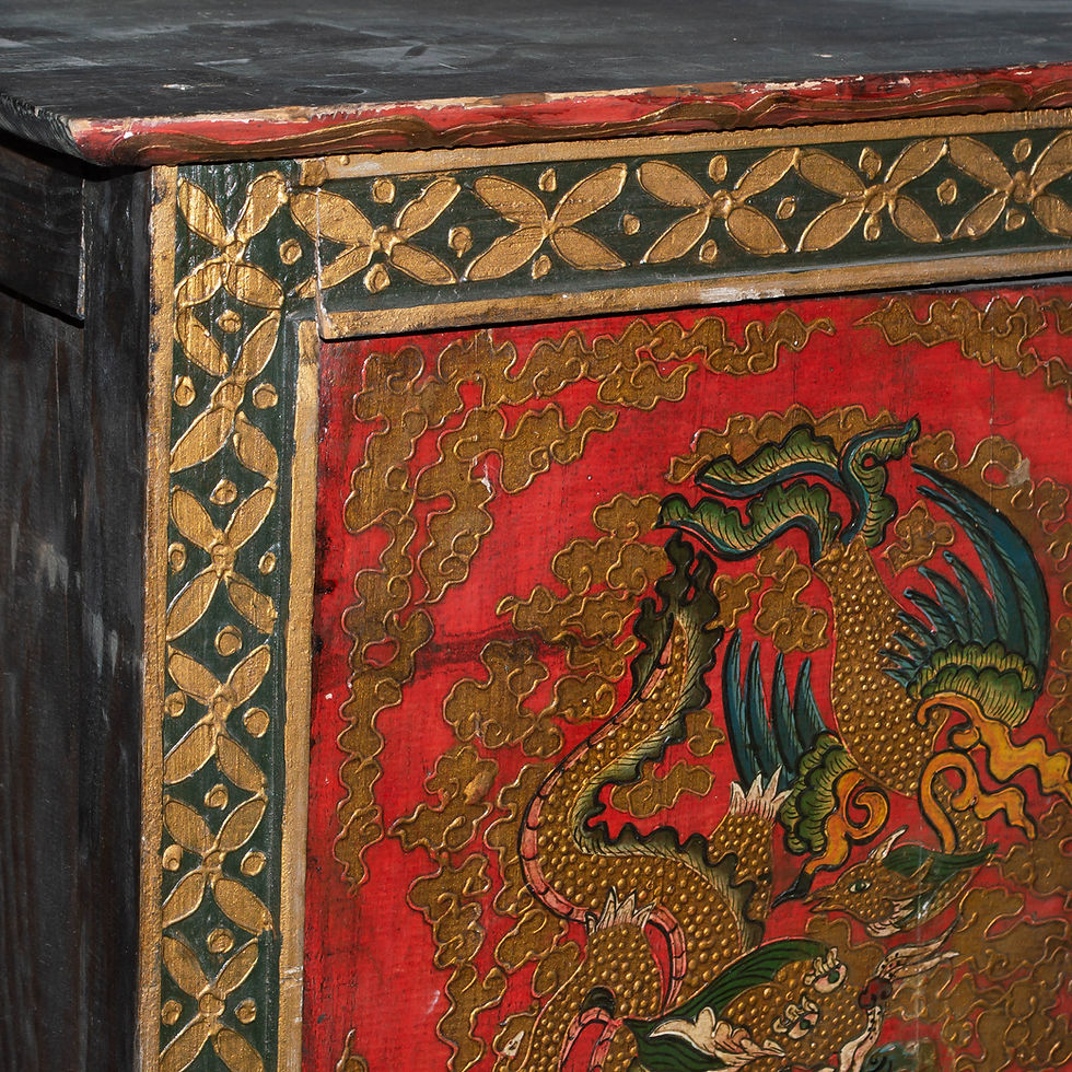 Thumbnail: Painted Tibetan Cabinet
