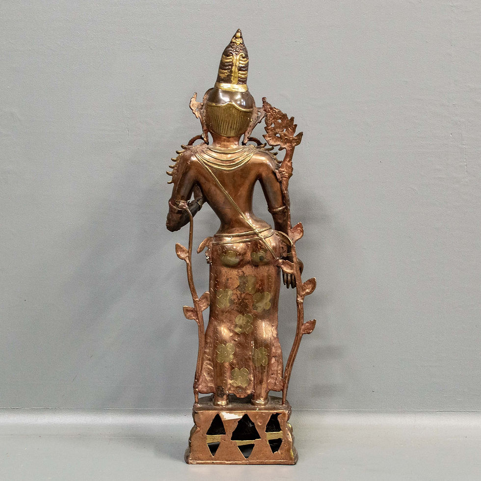 Thumbnail: Brass Statue of Tibetan Bodhisattva Tara