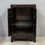Thumbnail: Vintage 2 Door Chinese Black Lacquer Butterfly Cabinet