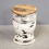 Thumbnail: Contemporary White Painted Wood & Metal Stool