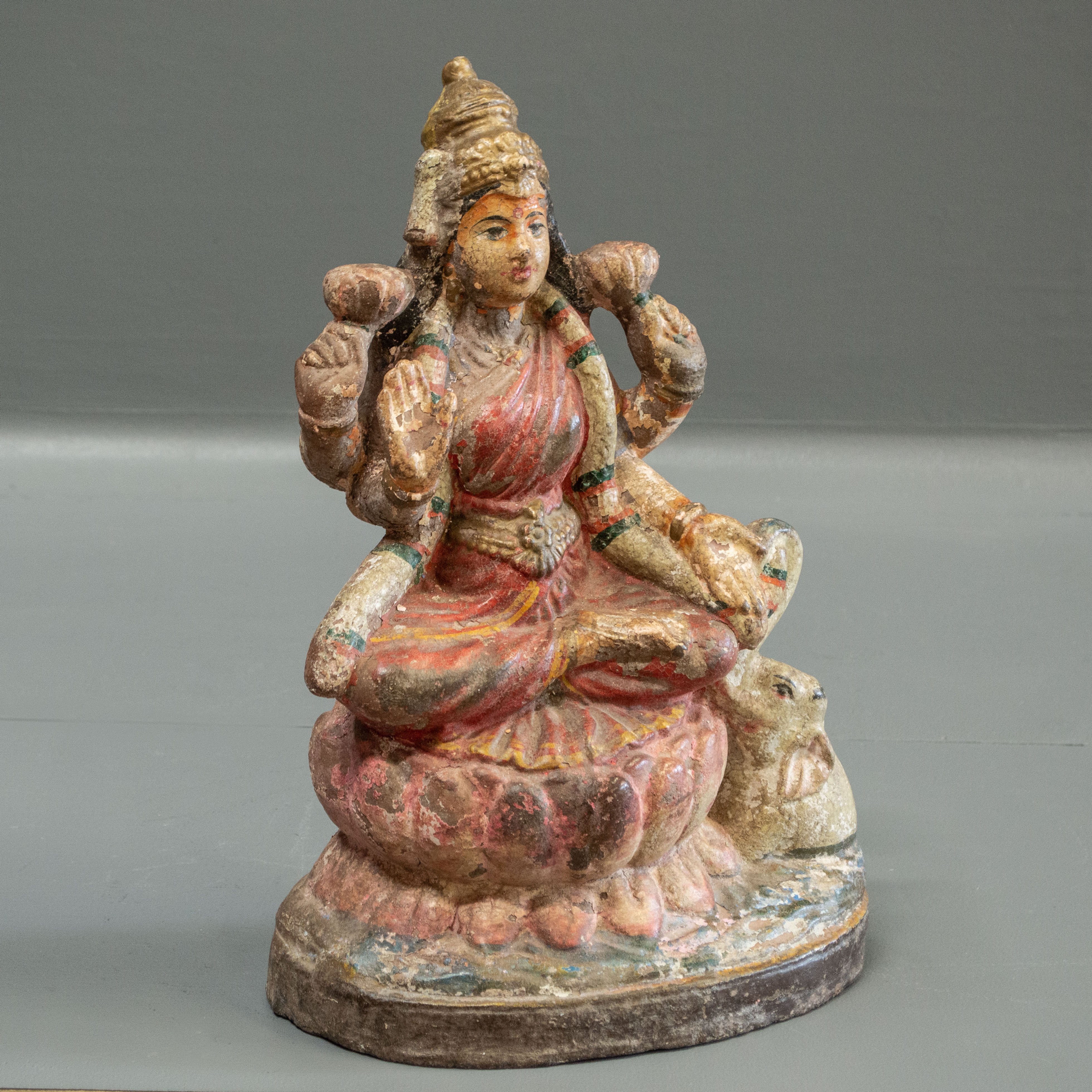 Vintage Terracotta Hindu Goddess