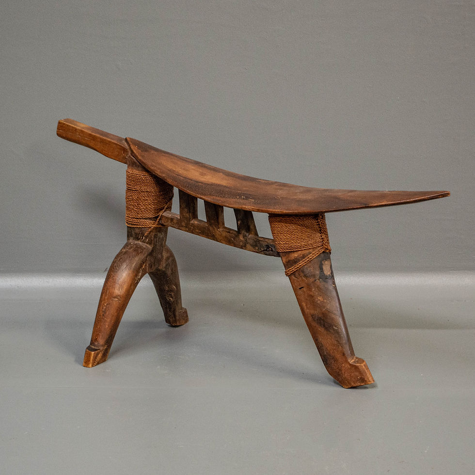 Thumbnail: Vintage South Pacific Islands Coconut Scraper Stool
