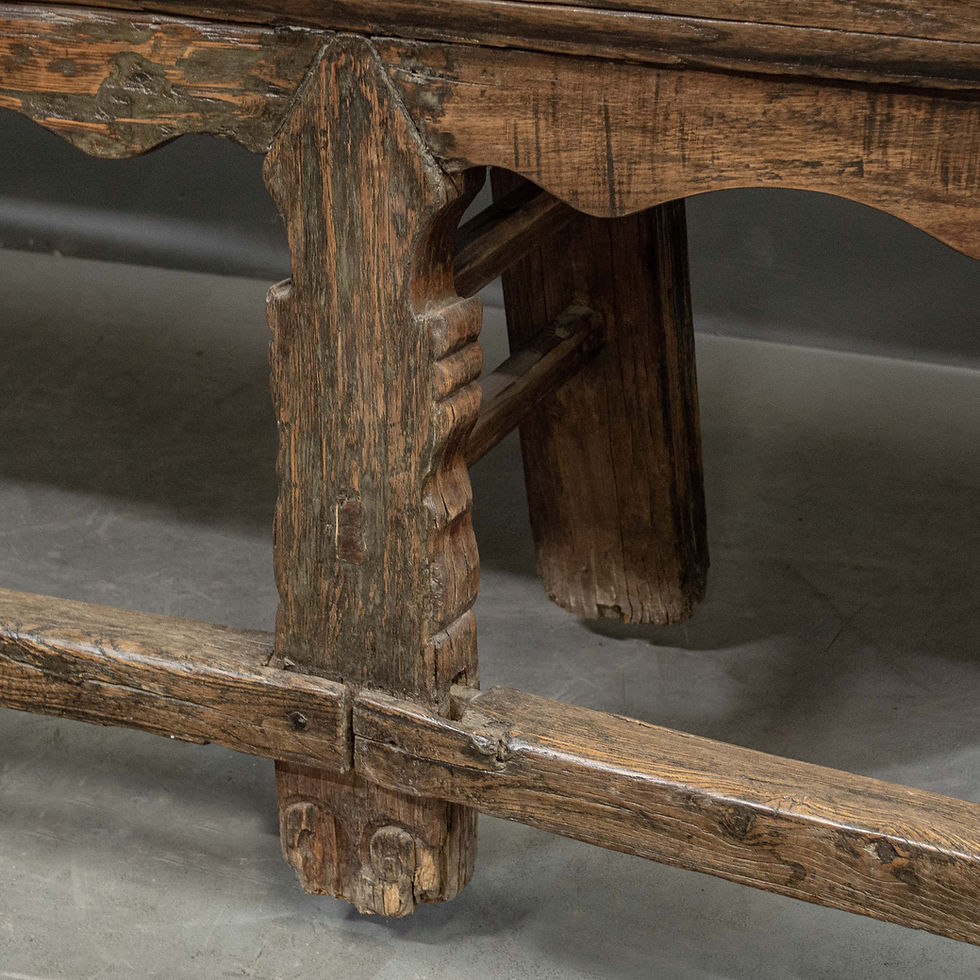 Thumbnail: Antique Extra Long Court Bench