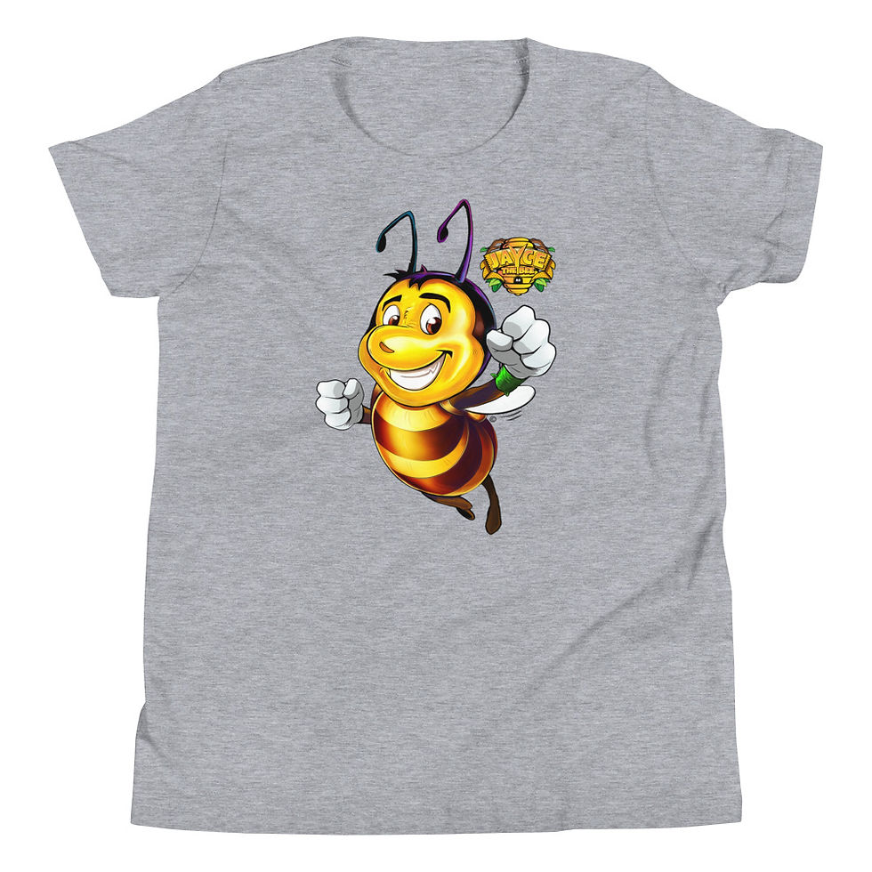 Thumbnail: JAYCE THE BEE: Bee Amazing Youth Short Sleeve T-Shirt