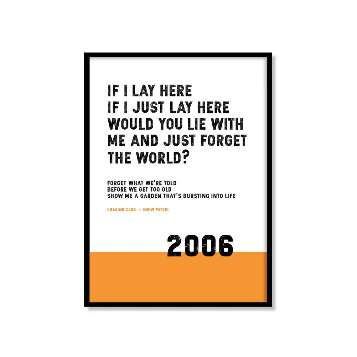 Chasing Cars - Snow Patrol