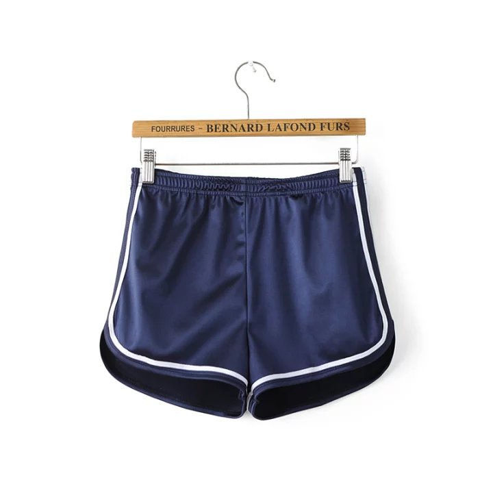 Thumbnail: New Women Shorts Summer Silk Slim Beach Casual White Egde Shorts Hot
