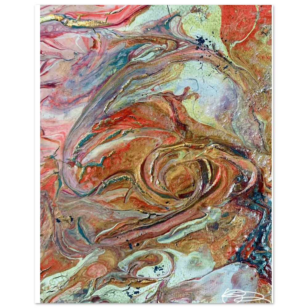 "Hummingbird Surfer" Fine Art Poster