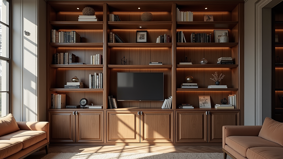 Transform Your Space with Custom Interior Built-ins