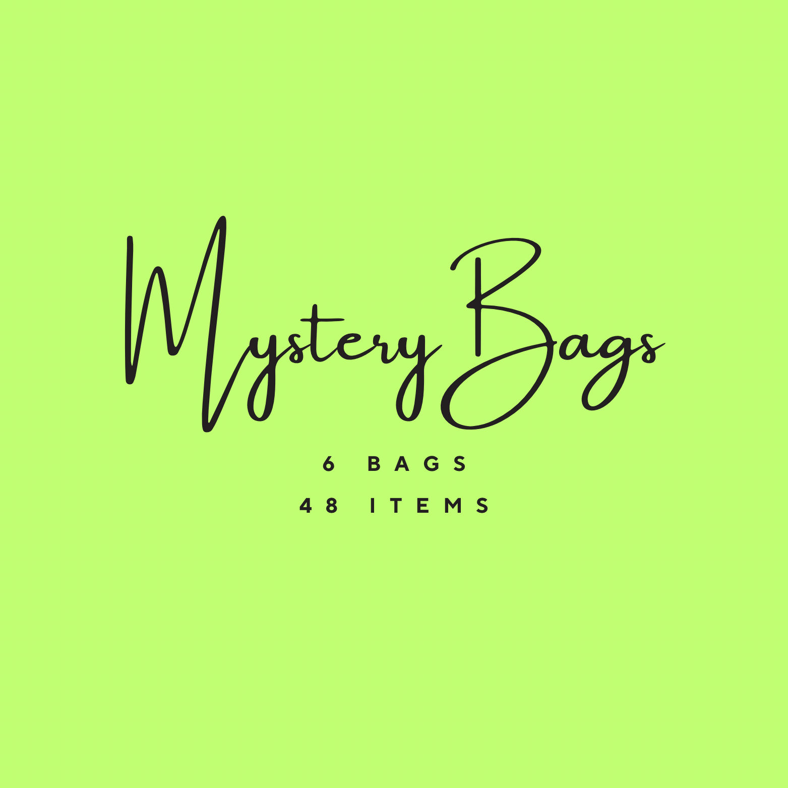 6 Mystery Bags