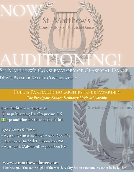 Scholarship Auditions