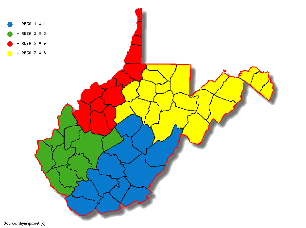 WVASA Quadrant Map.gif