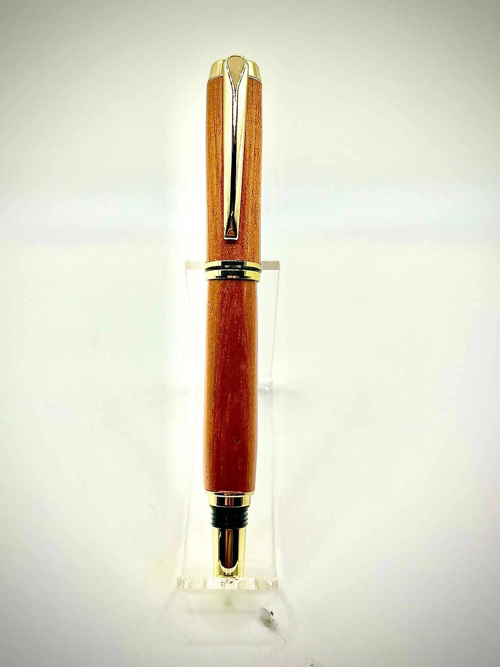 Thumbnail: Handmade Red Oak Wood Rollerball Pen