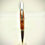 Thumbnail: Handmade Gallant Ballpoint Pen Gold and Chrome Finish trimmed with Redwood Full View