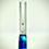 Thumbnail: Handmade Fountain Pen Vertex Style Blue Acrylic Magnetic Cap Close Up
