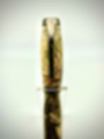 Handmade Box Elder Burl Pen Gun Metal