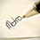 Thumbnail: Handmade Rollerball Pen Metro Antiqued Silver Maple Burl Colored Acrylic Writing Sample