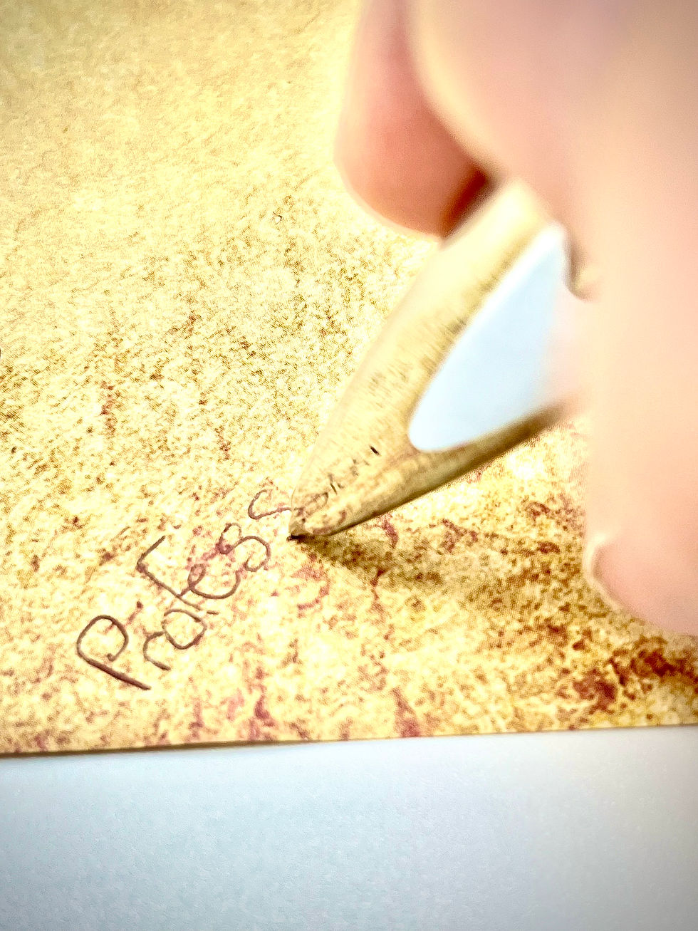 Thumbnail: Handmade Professional Ballpoint Pen with Gold Chrome Finish Spalted Maple Wood