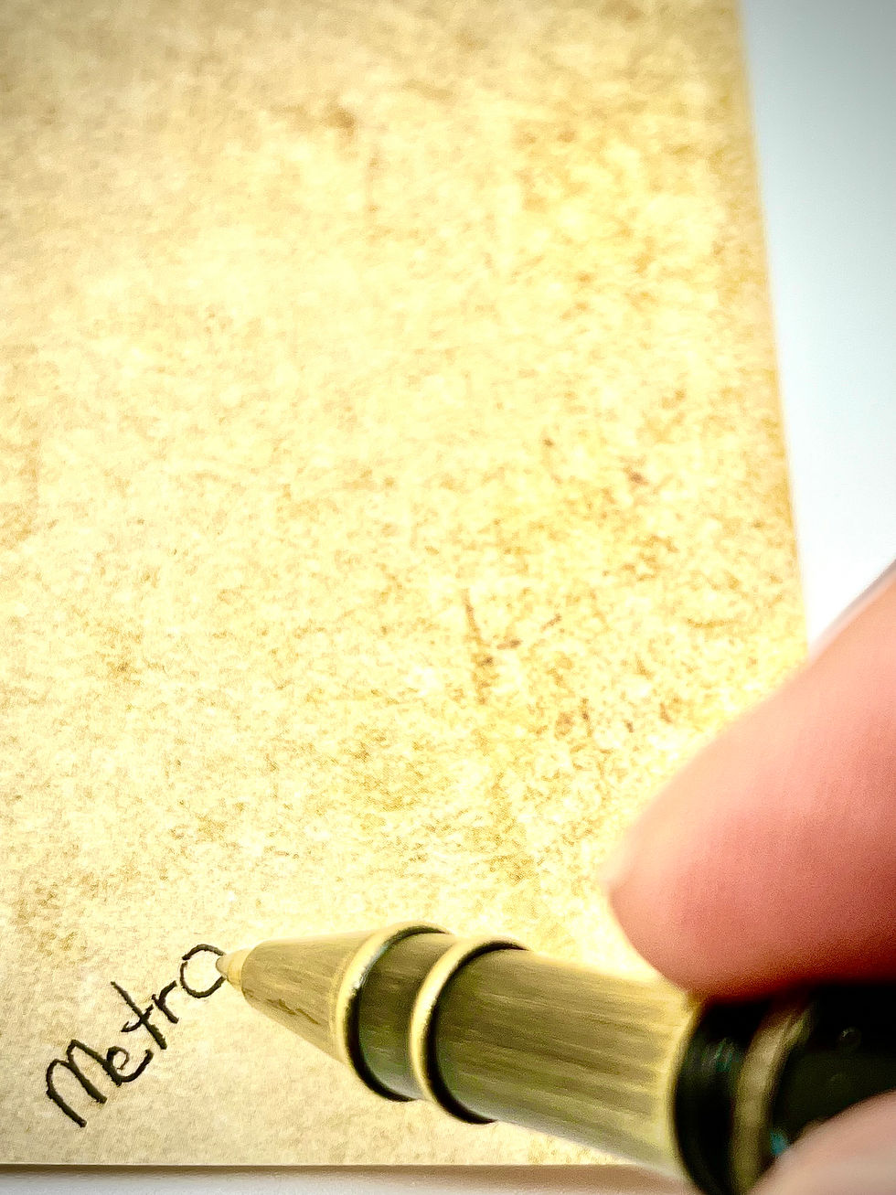 Thumbnail: Handmade Rollerball Pen Black Swirl Resin