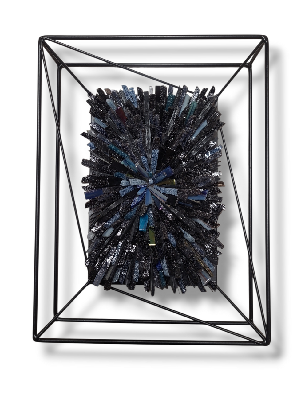 Abysses Lumineux (petit cadre noir alu)