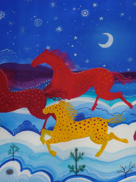 Winter Horses