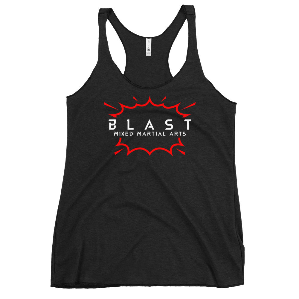 BLAST MMA - (OG Black Women's Racerback Tank)