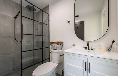 Seattle bathroom with glass Remodel 