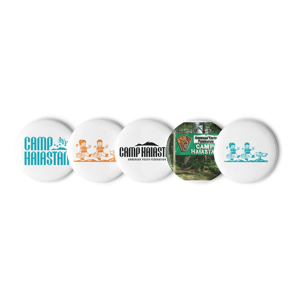 Thumbnail: Camp Haiastan Button Pins (Pack of 5)