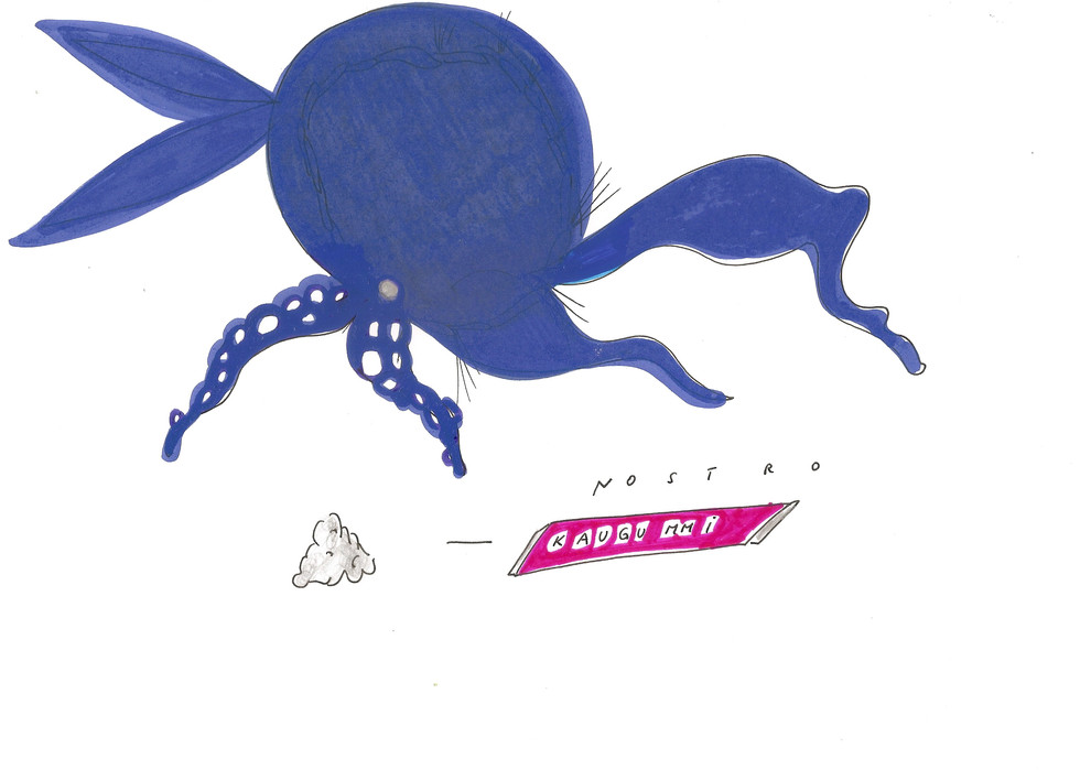 LUK paper, fineliner, polychromos 21cmx29.7cm © Natalija Ribovic 2019