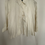 Thumbnail: Off white ruffled Ralph Lauren linen blouse size 14