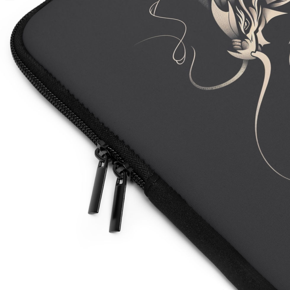Thumbnail: Dragon Laptop Sleeve Metallic Serpent Design