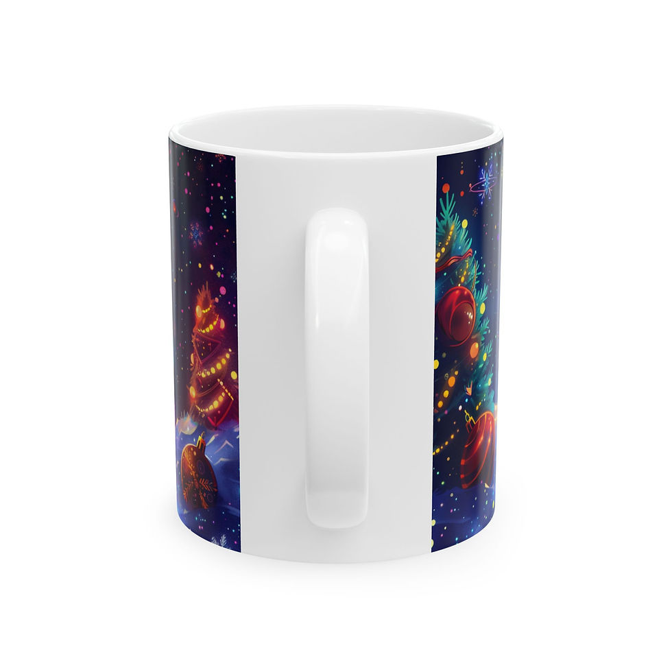 Thumbnail: Space Astronaut Coffee Mug – Cosmic Holiday Ceramic Mug (11oz & 15oz)