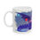 Thumbnail: Holiday Dragon Ceramic Mug — Cute Blue Dragon in Santa Hat (11oz & 15oz)