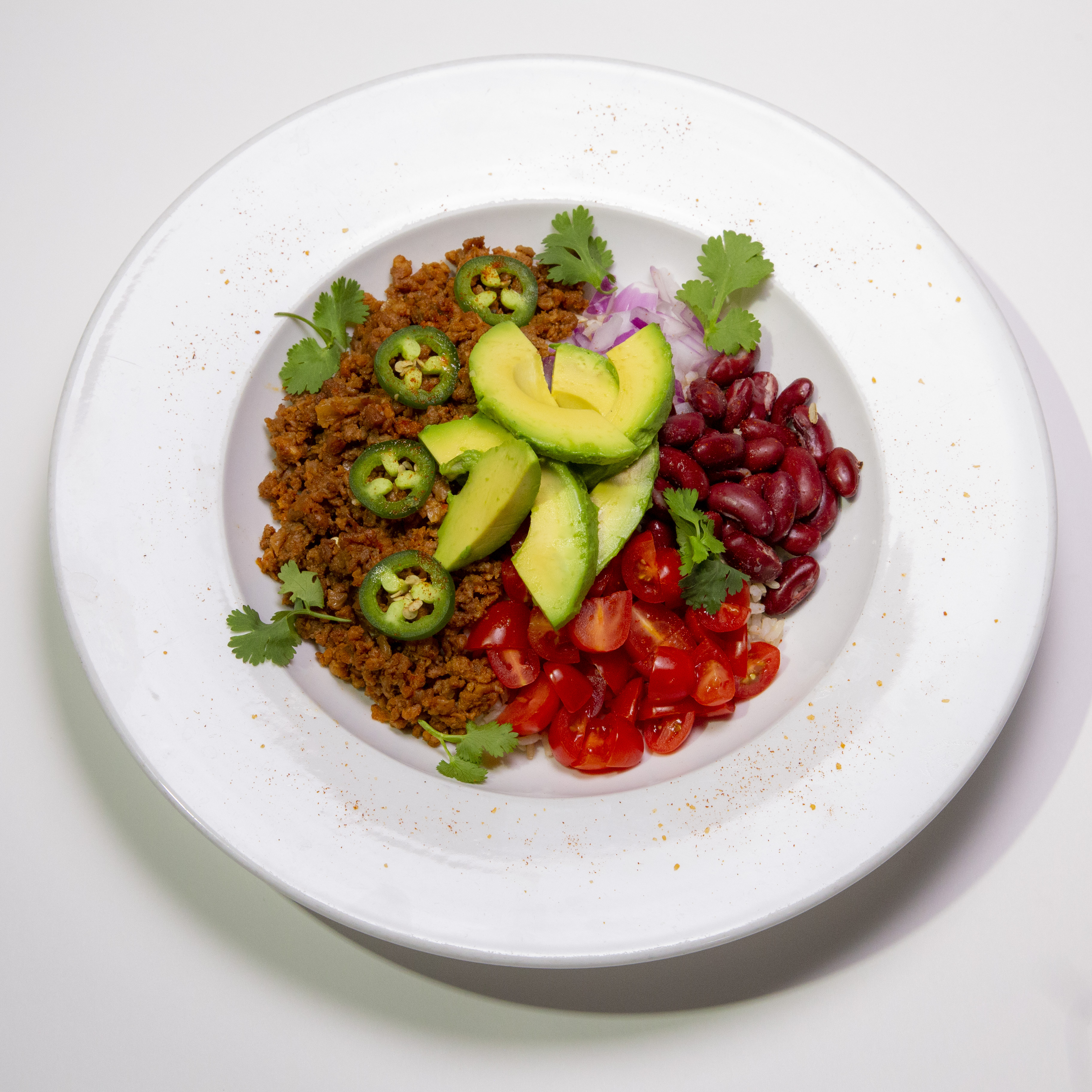 Arranged Food and Objects